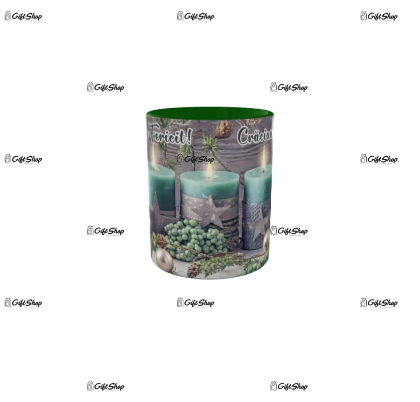 Craciun fericit, cana ceramica, 330ml, model cgs1713